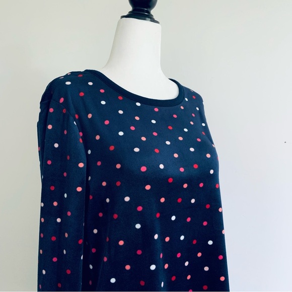 Kate Spade Polka dot loungewear top - Picture 2 of 11